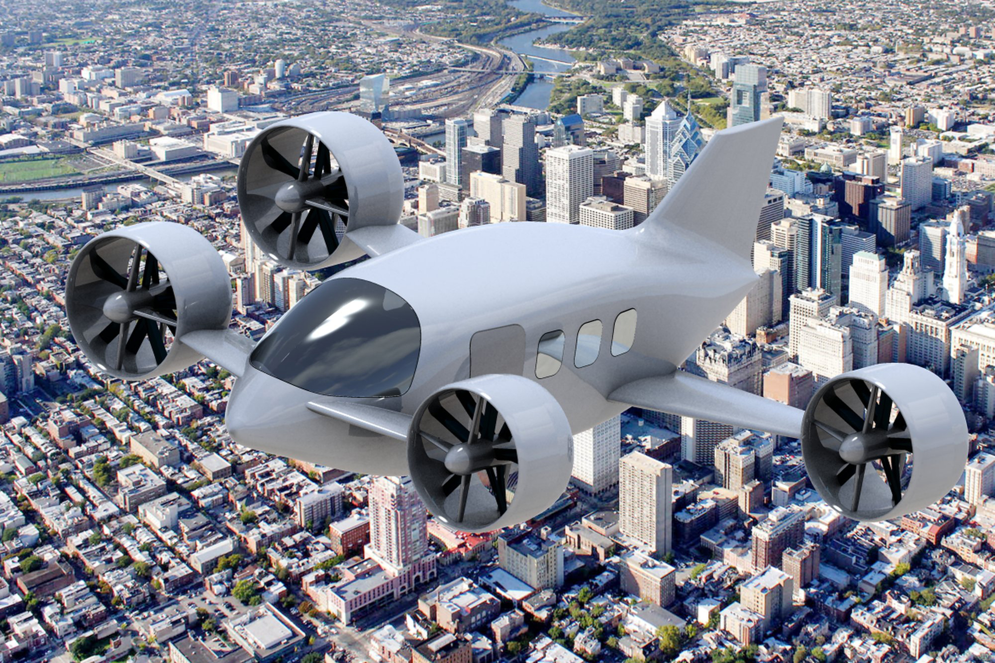 Moller International M900 hybrid-electric VTOL nine person concept design aircraft Moller International M900 hybrid-electric VTOL nine person concept design aircraft